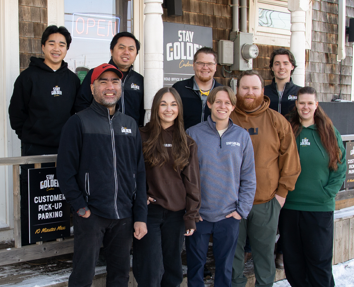The Stay Golden Custom team, December 2025